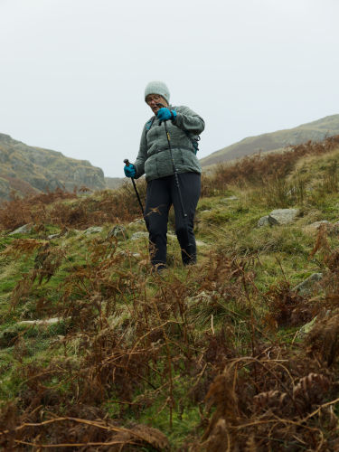 Karena descending the bridleway back to Grasmere.