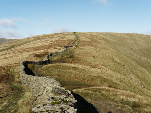 Looking up towards Dove Crag from near High Peak.