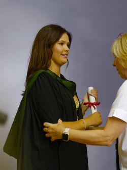 Maddie taking posing instructions for the first time ever.